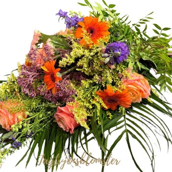 B�rebuket - orange & lilla