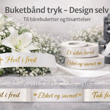 Satin buketb�nd ( v�lg egen tekst )