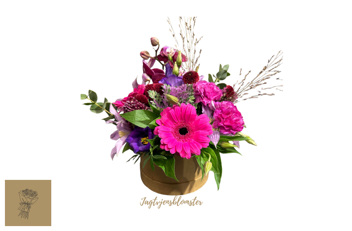 Blomster �ske i pink