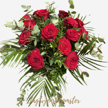 Buket r�de roser