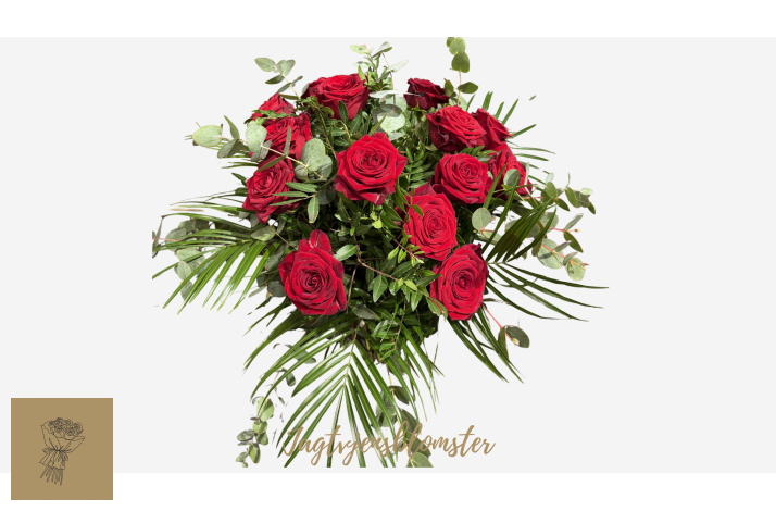 Buket r�de roser